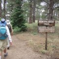 Hikers on the Ken Patrick trail