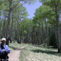 Hiker on the Kachina trail