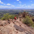 Ridgeline of Camelback mountain along the Cholla trail