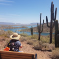 Lake Pleasant as seen from the Yavapai Lookout trail