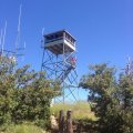 Fire lookout atop Mount Union