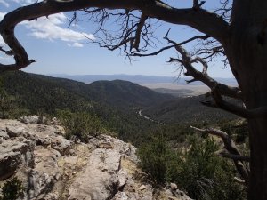 Views from the Yeager canyon trail