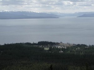 View of the Lake hotel from Elephant back mountain