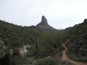 View of Weavers needle