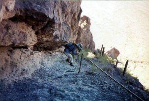 On the Picacho peak trail