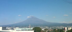 Distant views of Mount Fuji