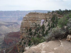 Angel&#039;s window as seen from Cape Royal