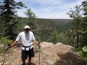 Lookout at the end of the 235 road trail