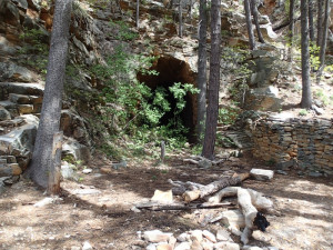 hiking to the railroad tunnel