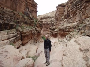 hiker in Jackass creek